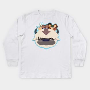 Team Avatar - No Appa Blep Kids Long Sleeve T-Shirt